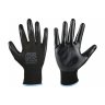 Manusi Lucru PASSAT Marime 10/XL, Material poliester-nitril, Greutate 21GR/Manusa gr, Culoare tesatura tricotata neagra-acope...