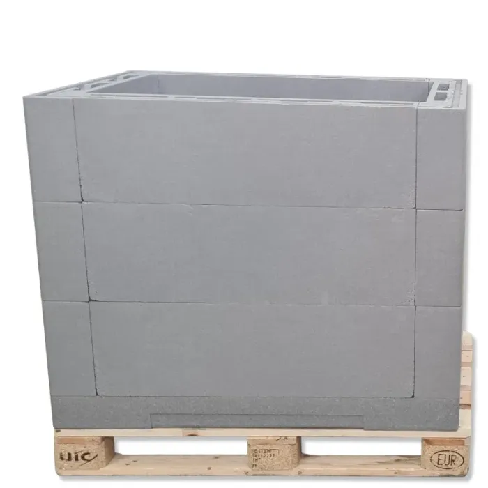 Ambalaj Termo Pentru Transportul Paletilor, Pallet Shipper, 1210 l Dimensiune Interioara 1242 X 842 X 1155 mm, Dimensiune Ext...