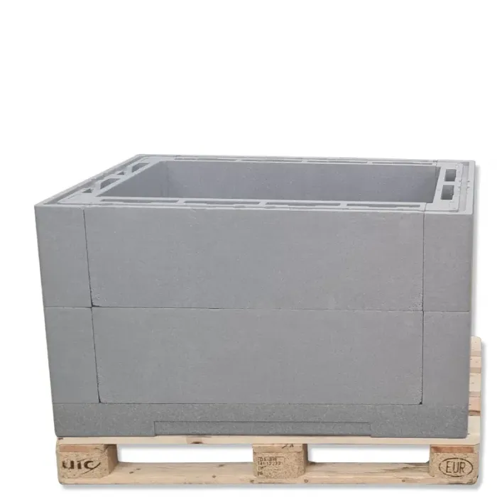 Ambalaj Termo Pentru Transportul Paletilor, Pallet Shipper, 1210 l Dimensiune Interioara 1242 X 842 X 1155 mm, Dimensiune Ext...