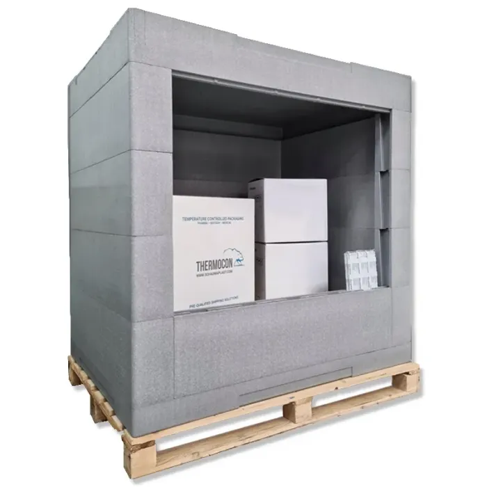 Ambalaj Termo Pentru Transportul Paletilor, Pallet Shipper, 1210 l Dimensiune Interioara 1242 X 842 X 1155 mm, Dimensiune Ext...
