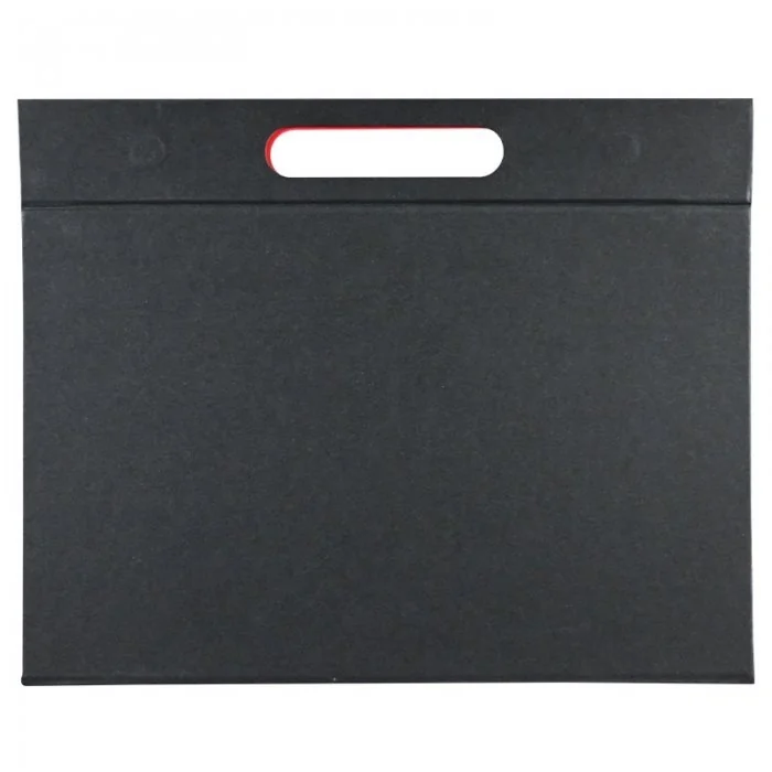 Cutie Pentru Cadouri, Mucava, Premium, 320 x 120 x 200 mm Lungime 317 mm, Latime 317 mm, Inaltime 50 mm, Culoare Negru, Tip C...