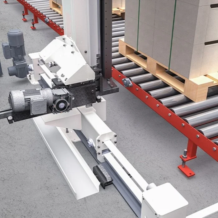 Masina Automata Pentru Legarea Verticala A Paletilor-Masini de legat integrate in linia de productie