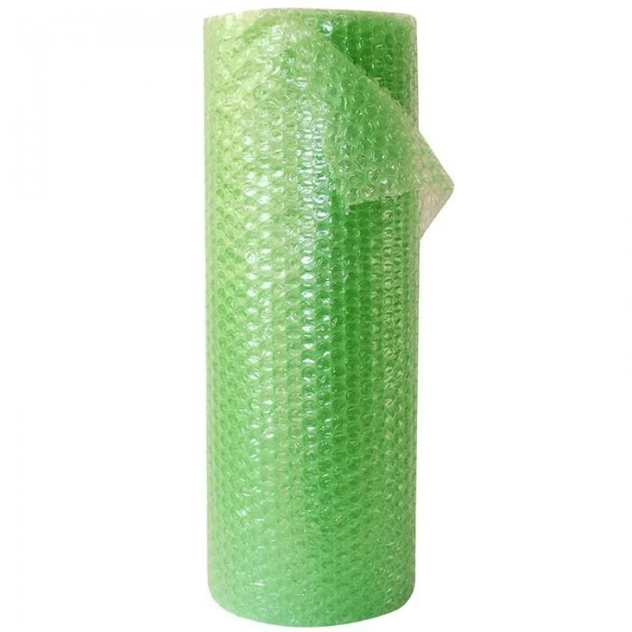 Folie Cu Bule Mari Eco Friendly Latime 800 mm, Lungime 50 m, Grosime 120 my, Culoare Verde-Folie Cu Bule De Aer Mari