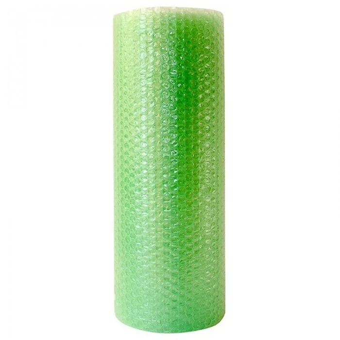 Folie Cu Bule Mari Eco Friendly Latime 200 mm, Lungime 50 m, Grosime 120 my, Culoare Verde-Folie Cu Bule De Aer Mari