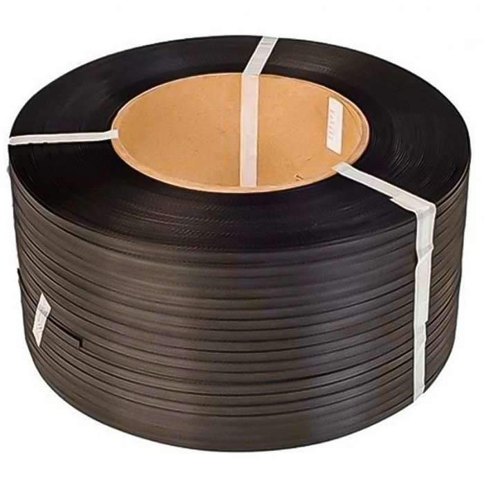 Banda Paletizare PP Lungime 2300 m, Latime 12 mm, Grosime 0.65 mm, Utilizare Semiautomata, Culoare Negru, Diametru Tub 200 mm...