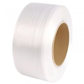 Banda Paletizare PP Lungime 4000 m, Latime 8 mm, Utilizare Automata, Grosime 0.50 mm, Culoare Alb, Diametru Tub 200 mm-Benzi ...