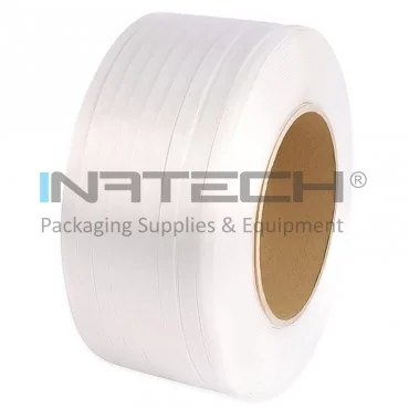 Banda Paletizare PP Lungime 2000 m, Latime 12 mm, Utilizare Automata, Grosime 0.70 mm, Culoare Alb, Diametru Tub 200 mm