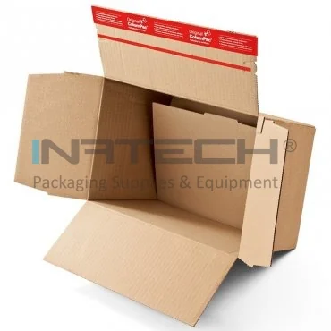 ColomPac® önzáró dobozok törékeny termékekhez, belső méret: 230 x 160 x 80 mm, külső méret: 235 x 170 x 93 mm, alkalmazás: elektronikai és IT-kiegészítők, tömeg: 82 g