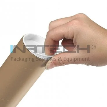 Capace Tub Carton Diametru 65 mm, Material Plastic, Culoare Alb, Buc / Pachet 2500