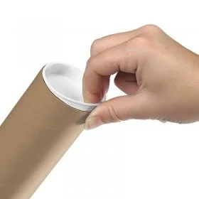 Capace Tub Carton Diametru 80 mm, Material Plastic, Culoare Alb, Buc / Pachet 1400-Tuburi Din Carton