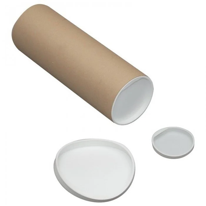 Capace Tub Carton Diametru 100 mm, Material Plastic, Culoare Alb, Buc / Pachet 1000-Tuburi Din Carton