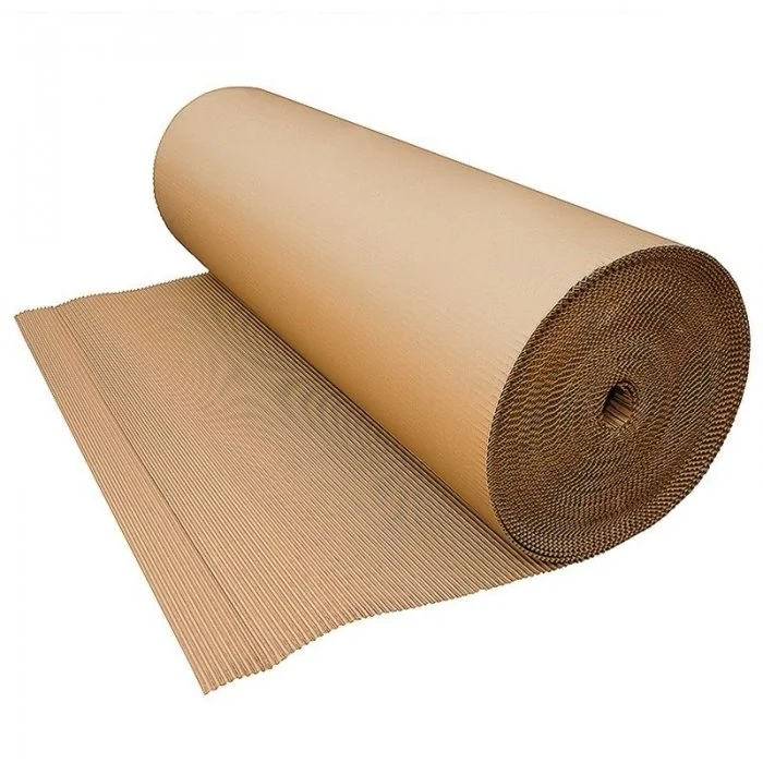 Rola Carton Ondulat Tip II (CO2) Lungime 23.8 m, Latime 1050 mm, Culoare Natur, Tip Carton CO2, Metri Patrati / Rola 25-Role ...