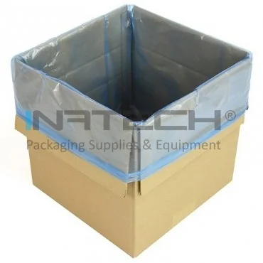 Saci Si Huse VCI Anticoroziune Latime 1275 mm, Inaltime 2000 mm, Pliu 2 x 435 mm, Grosime 80 my, Culoare Albastru, Buc / Pachet 1