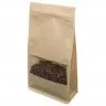 Pungi Kraft Cu Fereastra Si Inchidere Fermoar Latime 150 mm, Inaltime 255 mm, Volum 1500 ml, Burduf Inferior 2 x 40 mm, Burdu...