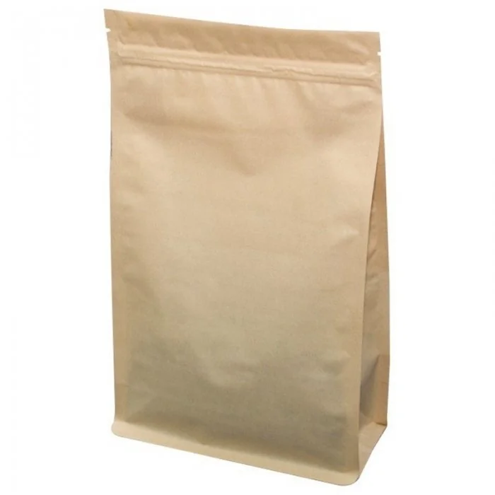 Pungi Kraft Cu Fereastra Si Inchidere Fermoar Latime 195 mm, Inaltime 295 mm, Volum 3000 ml, Burduf Inferior 2 x 45 mm, Burdu...