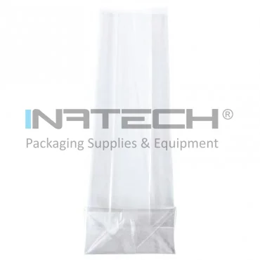 Pungi Cu Pliu De Fund Latime 120 mm, Inaltime 275 mm, Grosime 35 my, Culoare Transparent, Buc / Pachet 1000