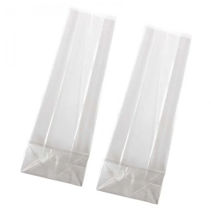 Pungi Cu Pliu De Fund Latime 100 mm, Inaltime 220 mm, Grosime 35 my, Culoare Transparent, Buc / Pachet 1000-Pungi Saci Si Rec...